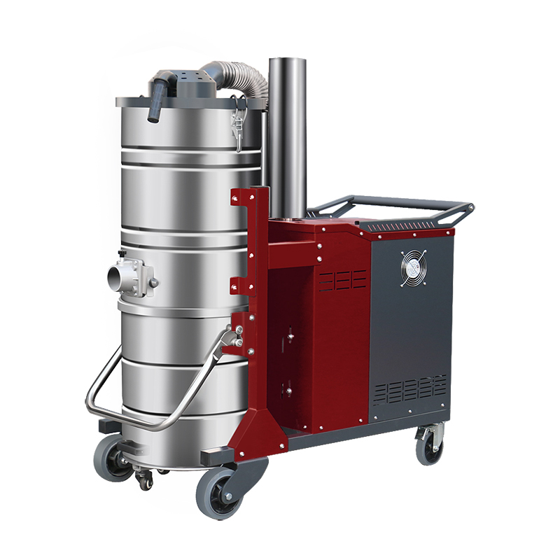 兰州坦洁380V 双桶手动反吹工业吸尘器X8系列